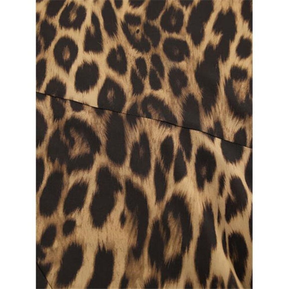 Leopard Print Bodycon Maxi Skirt - Picture 10 of 12